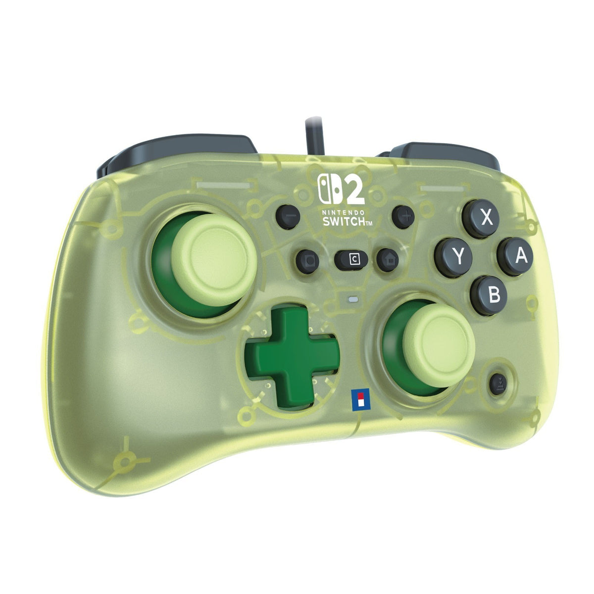 【新品】【お取り寄せ】[ACC][Switch2] ホリパッド TURBO ミニ for Nintendo Switch 2(ニンテンドースイッチ2) ライム 任天堂ライセンス商品 HORI(NSX-224)(20260425)