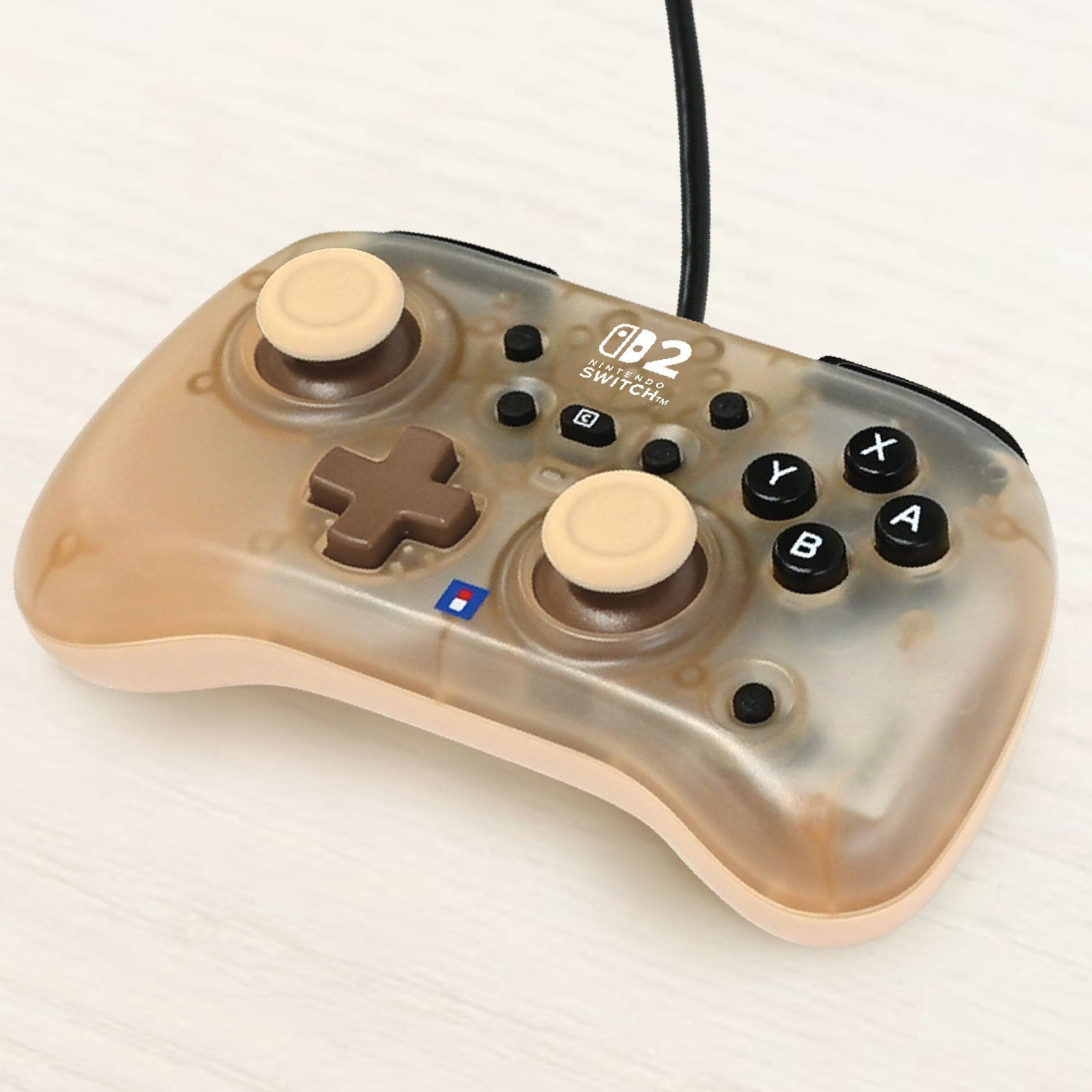 【新品即納】[ACC][Switch2] ホリパッド TURBO ミニ for Nintendo Switch 2(ニンテンドースイッチ2) モカ 任天堂ライセンス商品 HORI(NSW-226)(20260425)