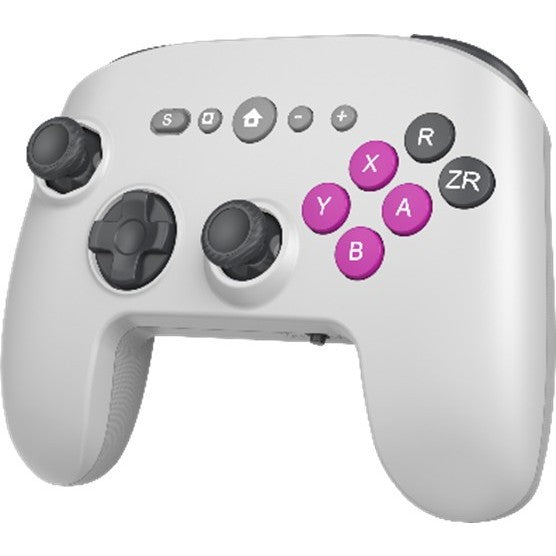 【予約前日出荷】[ACC][Switch2] CYBER・レトロスタイルゲームパッド6B 無線タイプ(Switch2/Switch用)(スイッチ2/スイッチ用) レトログレー サイバーガジェット(CY-S2RSGP6BWR-GY)(2026年5月)