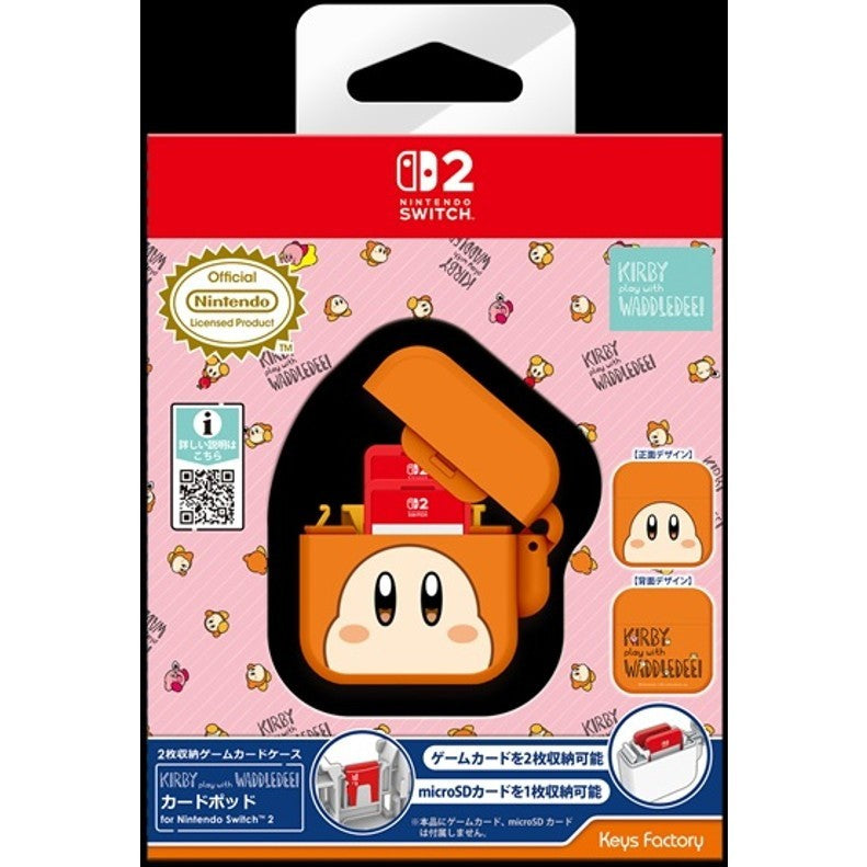 【予約前日出荷】[ACC][Switch2] カービィ play with ワドルディ カードポッド for Nintendo Switch 2(ニンテンドースイッチ2) ワドルディ 任天堂ライセンス商品 キーズファクトリー(KCP-002-2)(2026年8月)