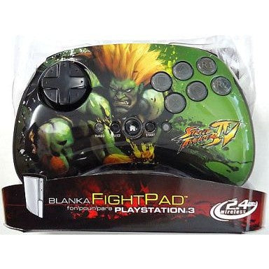 【中古即納】[ACC][PS3] STREET FIGHTER IV FIGHTPAD BLANKA(ストリートファイター4 ファイトパッド ブランカ) 北米版 カプコンライセンス商品 Mad Catz(マッドキャッツ)(G00-SF4-58828)(20090228)