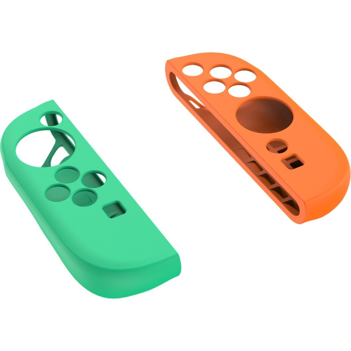 【新品】【お取り寄せ】[ACC][Switch2] CYBER・シリコンカバー(Switch2/Joy-Con2用)(スイッチ2/ジョイコン2用) エメラルド&オレンジ サイバーガジェット(CY-S2CSC-EMOR)(20260717)