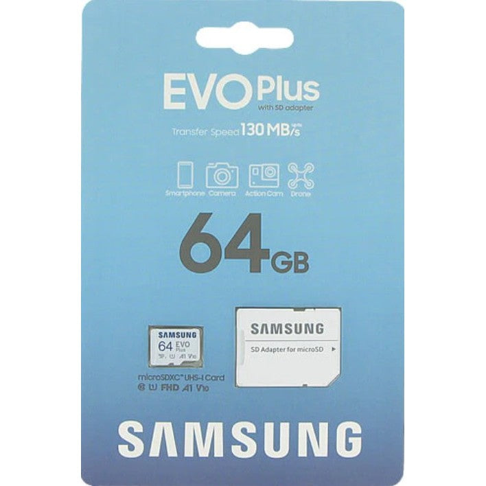 【中古即納】[ACC][Switch] microSDXCカード(マイクロSDXCカード) EVO Plus 64GB Samsung(MB-MC64KA/APC)(20201231)