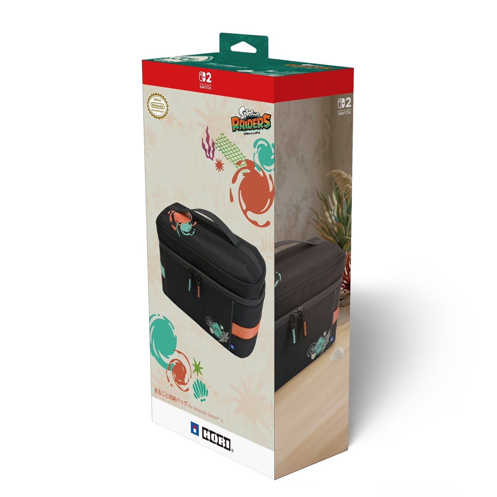 【新品】【お取り寄せ】[ACC][Switch2] スプラトゥーン レイダース まるごと収納バッグ for Nintendo Switch 2(ニンテンドースイッチ2) 任天堂ライセンス商品 HORI(NSX-243)(20260723)