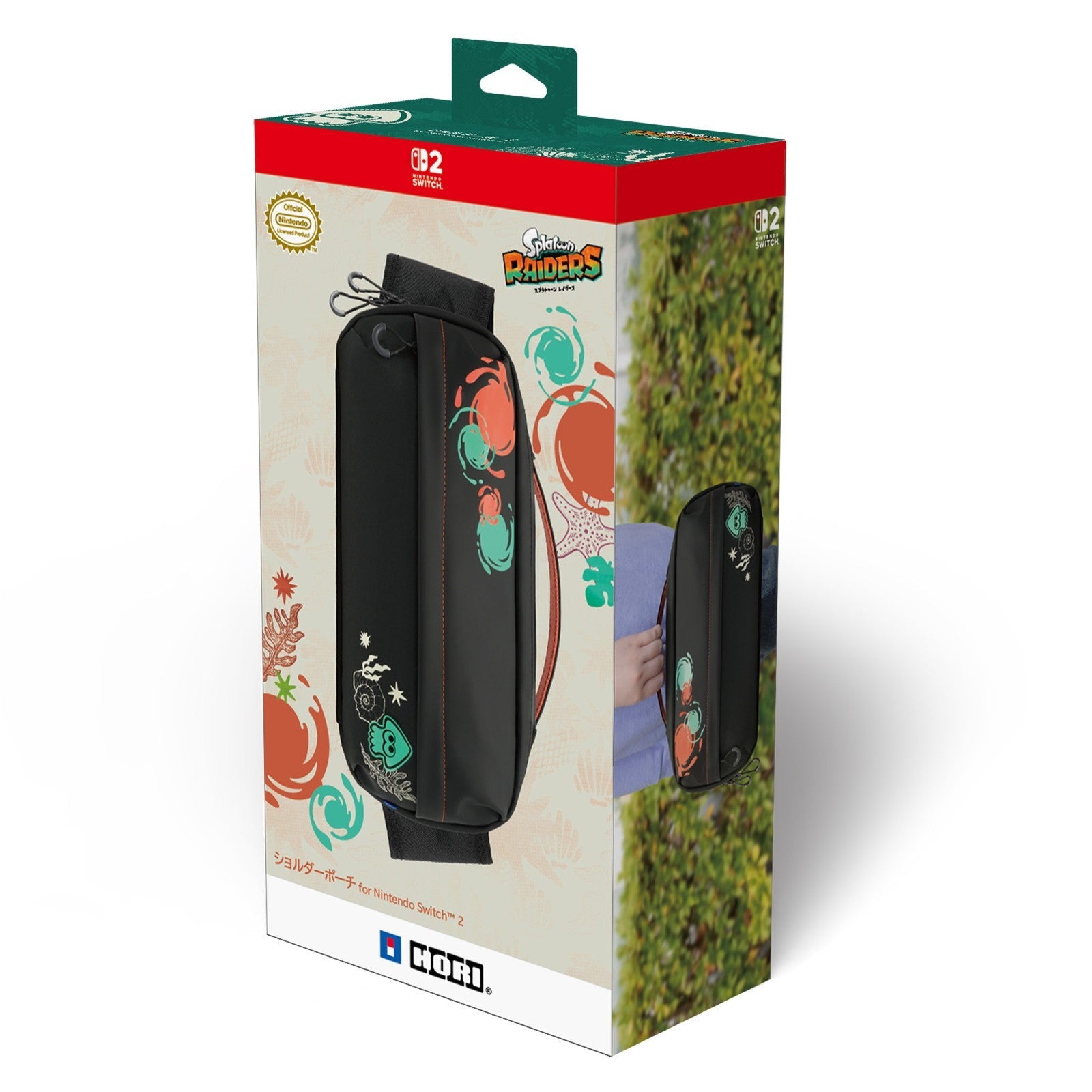 【新品】【お取り寄せ】[ACC][Switch2] スプラトゥーン レイダース ショルダーポーチ for Nintendo Switch 2(ニンテンドースイッチ2) 任天堂ライセンス商品 HORI(NSX-244)(20260723)