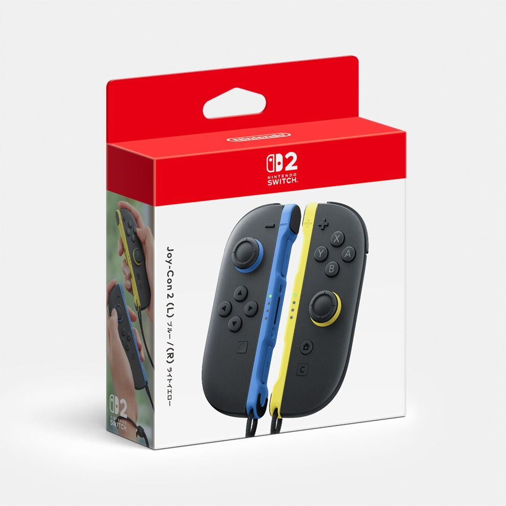 【予約前日出荷】[ACC][Switch2] Joy-Con 2(ジョイコン2) (L) ブルー/(R) ライトイエロー 任天堂(BEE-A-JACAC)(20260723)
