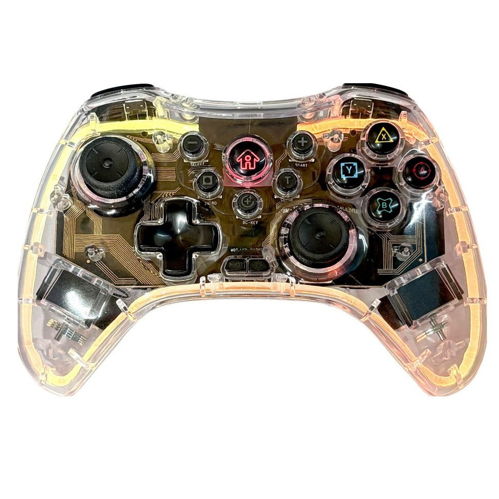 【予約前日出荷】[ACC][Switch2] Switch2用(スイッチ2用) ワイヤレスネオンコントローラー クリア アローン(ALG-NS2WNECC)(2026年9月)