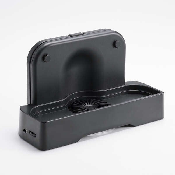 【中古即納】[ACC][Switch2] NINTENDO SWITCH 2対応(ニンテンドースイッチ2対応) 冷却ファンスタンド 2025年モデル エレコム(GM-NS225DC01BK)(20260218)