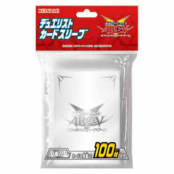 【新品】[TCG] 遊戯王アーク・ファイブOCG デュエリストカードスリーブ シルバー(CG1437)(20140517)