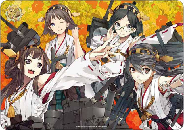 【新品】[TCG] 艦隊これくしょん -艦これ- ラバーマット 金剛型 ペンギンパレード(20140801)