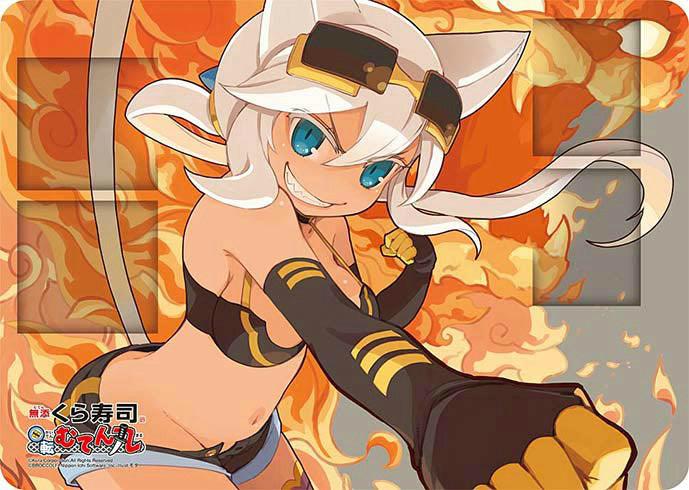 【新品】[TCG] ラバープレイマット 回転むてん丸「負けず嫌いのシャム」 ブロッコリー(20140927)