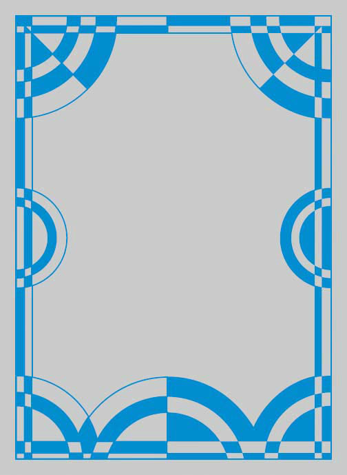 【新品】[TCG] キャラクタースリーブプロテクター 世界の文様 「モノトーン ブルー」 ブロッコリー(20141011)