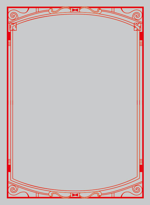【新品】[TCG] キャラクタースリーブプロテクター 世界の文様 「ゴシカルレッド」 ブロッコリー(20141023)