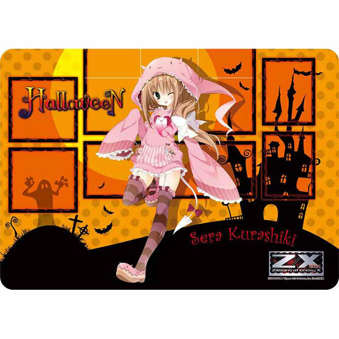 【新品】[TCG] ラバープレイマット Z/X -Zillions of enemy X- 「倉敷世羅(ハロウィン)」 ブロッコリー(20141220)