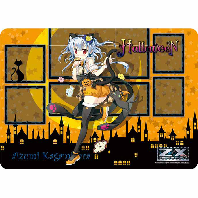 【新品】[TCG] ラバープレイマット Z/X -Zillions of enemy X- 「各務原あづみ(ハロウィン)」 ブロッコリー(20141220)