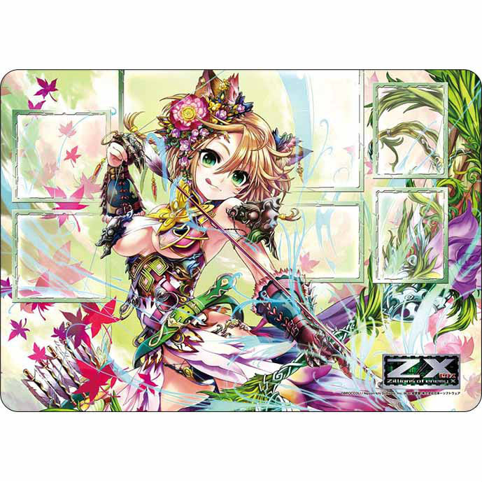 【新品即納】[TCG] ラバープレイマット Z/X -Zillions of enemy X- 「翠弓の射手フィーユ」 ブロッコリー(20150207)