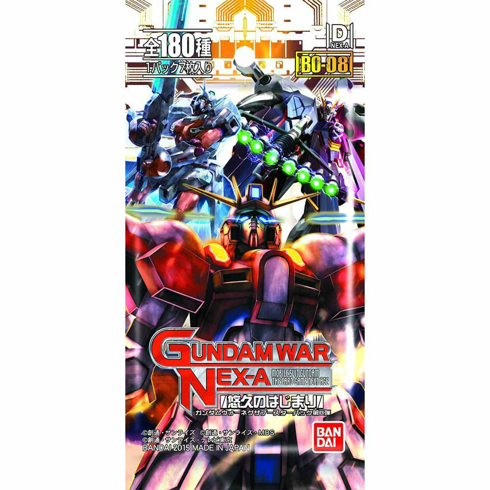 【新品即納】[TCG] GUNDAMWAR NEX-A 第8弾ブースターパック「悠久のはじまり」(BO-08)(20150220)