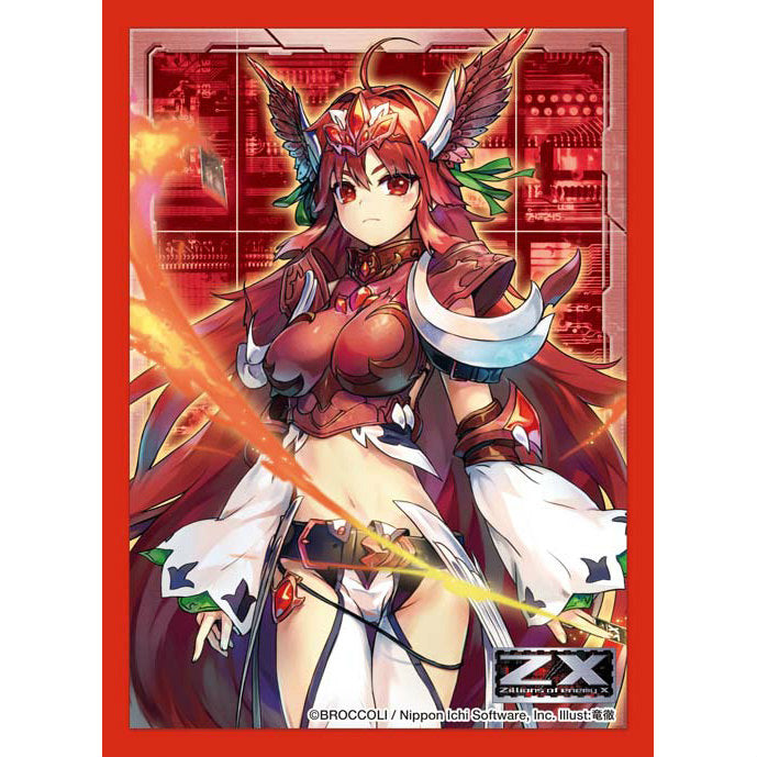 【新品即納】[TCG] キャラクタースリーブコレクション Z/X -Zillions of enemy X- 「赤の竜の巫女メイラル」Ver.2 ブロッコリー(20150221)