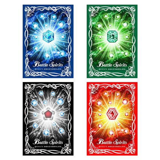 【新品即納】[TCG] バトルスピリッツ ホログラムカードスリーブ ソウルコアコレクション01 4種アソートセット バンダイ(20150425)