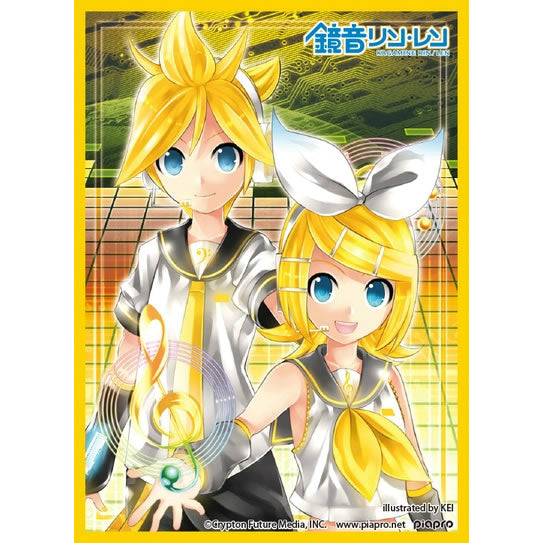 【新品即納】[TCG] きゃらスリーブコレクションマットシリーズ 鏡音リン・レン(No.MT087) ムービック(20150410)
