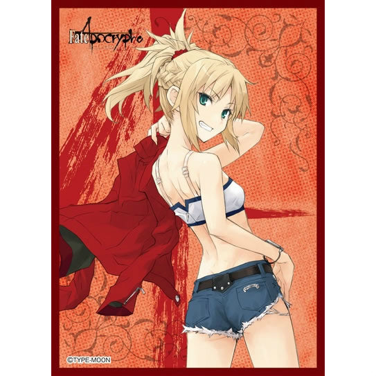 【新品即納】[TCG] きゃらスリーブコレクション マットシリーズ 「Fate/Apocrypha」 赤のセイバー(No.MT100) ムービック(20150410)