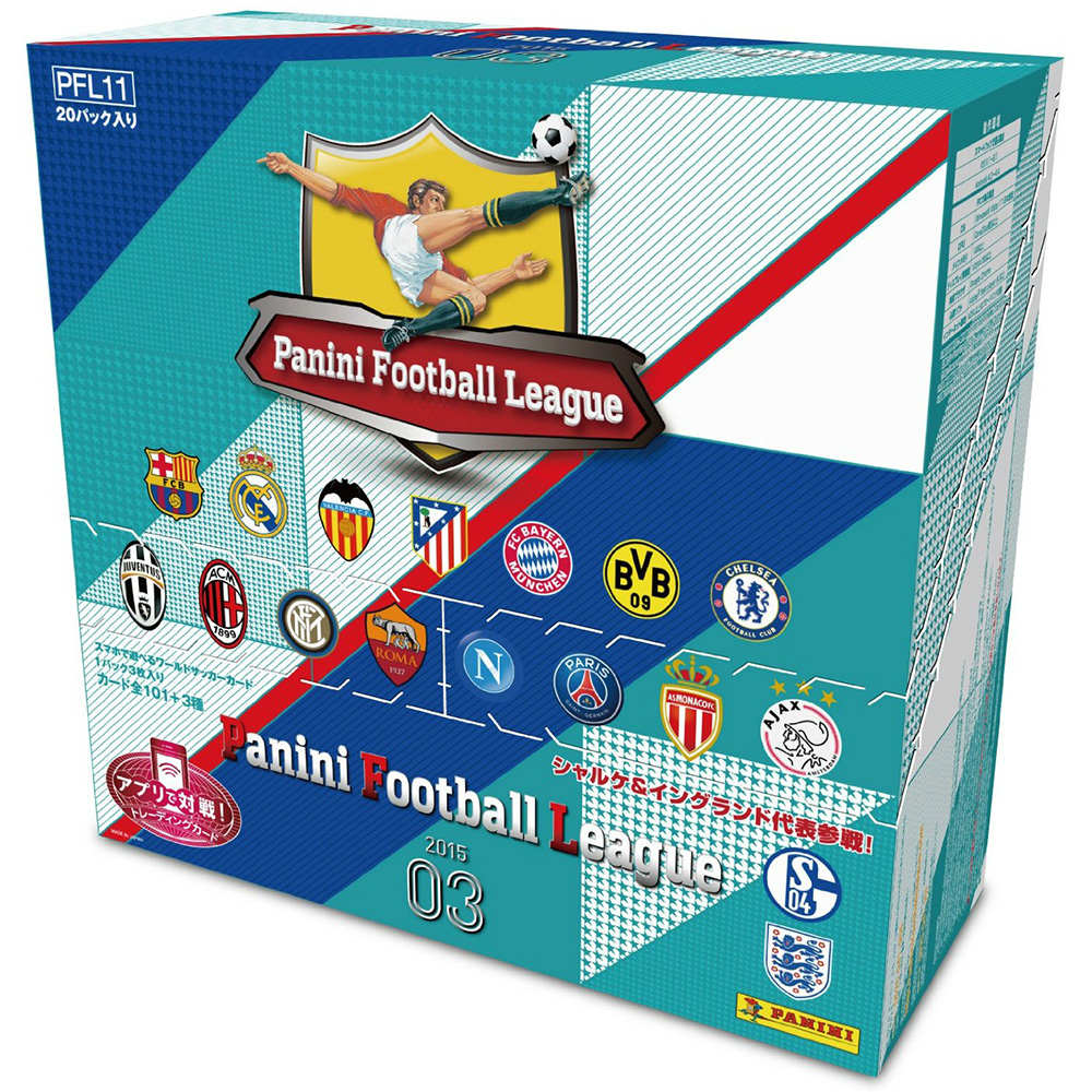 【新品即納】[TCG] (カートン)パニーニ フットボール リーグ PANINI FOOTBALL LEAGUE 2015-03(PFL11)(12BOX)(20150522)