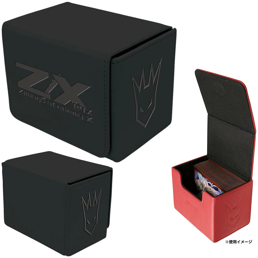 【新品即納】[TCG] 合皮製デッキケース Z/X -Zillions of enemy X- 「黒の世界」 ブロッコリー(20150711)