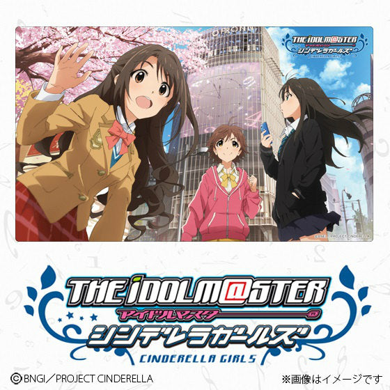 【新品即納】[TCG] アイドルマスター シンデレラガールズ フレキシブルラバーマット 卯月&凛&未央～Spring～ バンダイアパレル(20150522)
