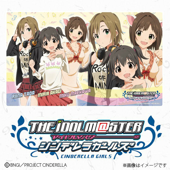 【新品即納】[TCG] アイドルマスター シンデレラガールズ フレキシブルラバーマット 李衣菜&みりあ&みく バンダイアパレル(20150522)