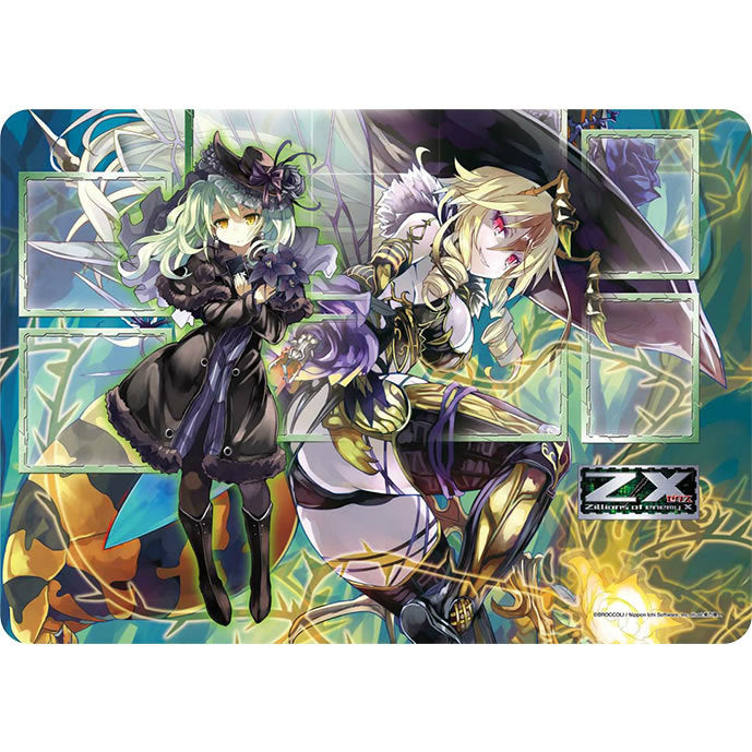 【新品即納】[TCG] ラバープレイマット Z/X -Zillions of enemy X- 「百目鬼きさら&魔蜂姫ヴェスパローゼ」 ブロッコリー(20150530)
