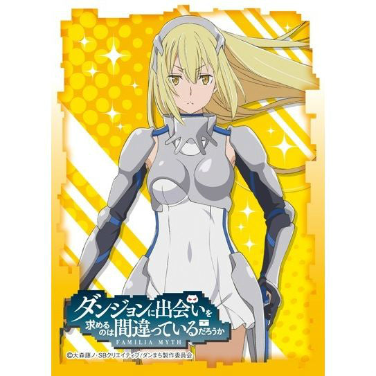 【新品即納】[TCG] きゃらスリーブコレクション マットシリーズ 「ダンジョンに出会いを求めるのは間違っているだろうか」 アイズ・ヴァレンシュタイン(No.MT128) ムービック(20150612)