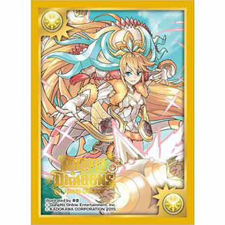 【新品即納】[TCG] パズル&ドラゴンズTCG カードスリーブ 聖煌天の麒麟・サクヤ KADOKAWA(PDL-05)(20150717)