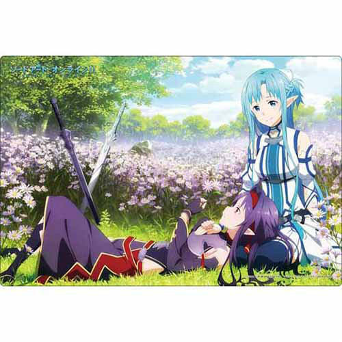 【新品即納】[TCG] ブシロード ラバーマットコレクション Vol.26 ソードアート・オンラインII(SAO2)『アスナ&ユウキ』(20150731)