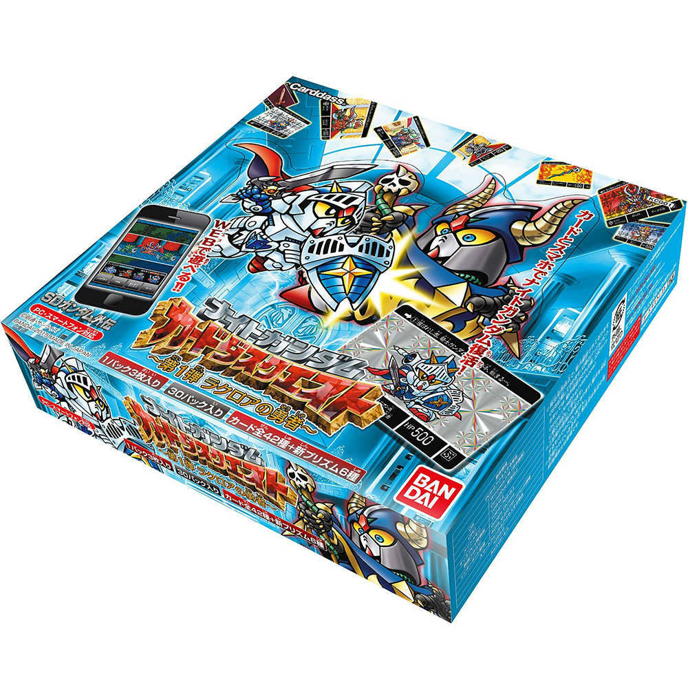 【新品即納】[TCG] (カートン)ナイトガンダム カードダスクエスト 第1弾 ラクロアの勇者(KCQ01)(12BOX)(20150918)
