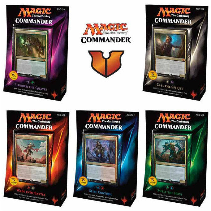 【新品即納】[TCG] MTG Magic： The Gathering Commander 2015 Complete Set of All 5 Decks(ENG)(マジック：ザ・ギャザリング 統率者2015 5種セット(英語版))(20151113)