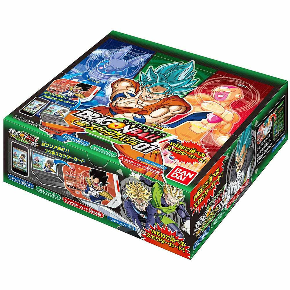 【新品即納】[TCG] (BOX)ドラゴンボール超スカウターバトル 第1弾 ブースターパック(DBS01)(30パック)(20151120)