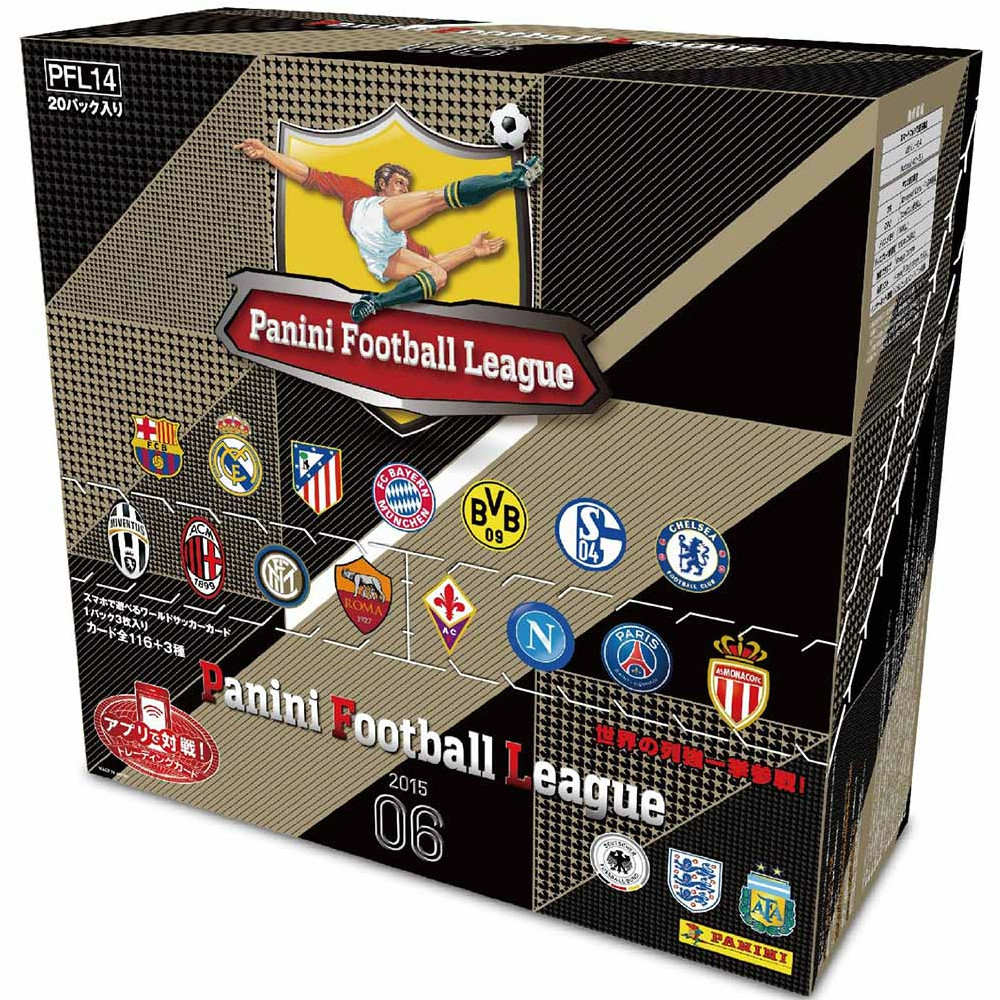 【新品即納】[TCG] (カートン)パニーニフットボールリーグ PANINI FOOTBALL LEAGUE 2015-06(PFL14)(12BOX)(20151225)