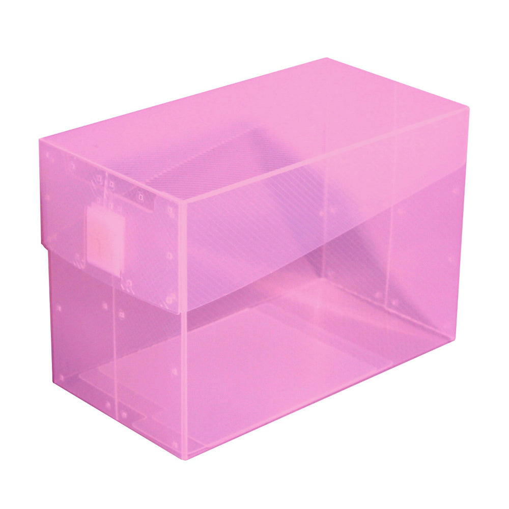 【新品即納】[TCG] カードケースW LARGE(ラージ) クリアピンク アクラス(20151204)