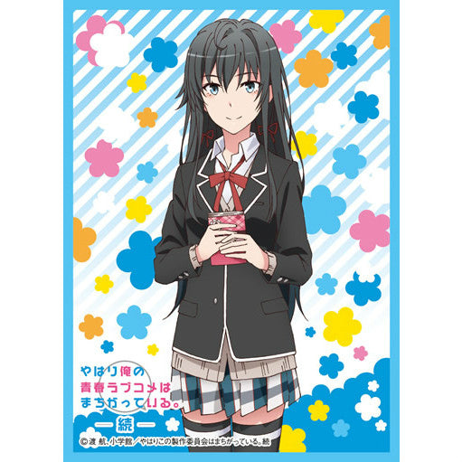 【新品即納】[TCG] きゃらスリーブコレクション マットシリーズ 「やはり俺の青春ラブコメはまちがっている。続」 雪ノ下 雪乃 ムービック(No.MT214)(20151204)