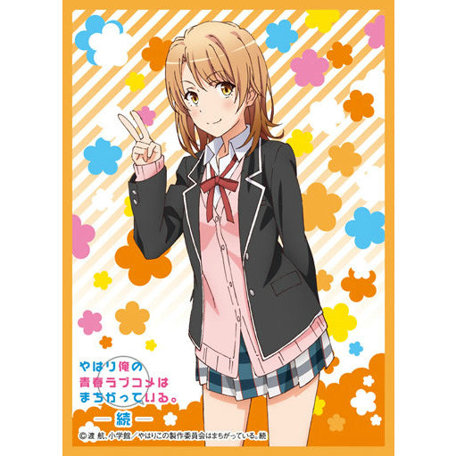 【新品即納】[TCG] きゃらスリーブコレクション マットシリーズ 「やはり俺の青春ラブコメはまちがっている。続」 一色 いろは ムービック(No.MT216)(20151204)