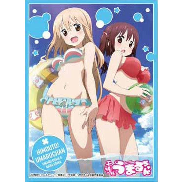 【新品即納】[TCG] キャラクタースリーブ 干物妹!うまるちゃん うまる&菜々(水着) エンスカイ(EN-181)(20160212)