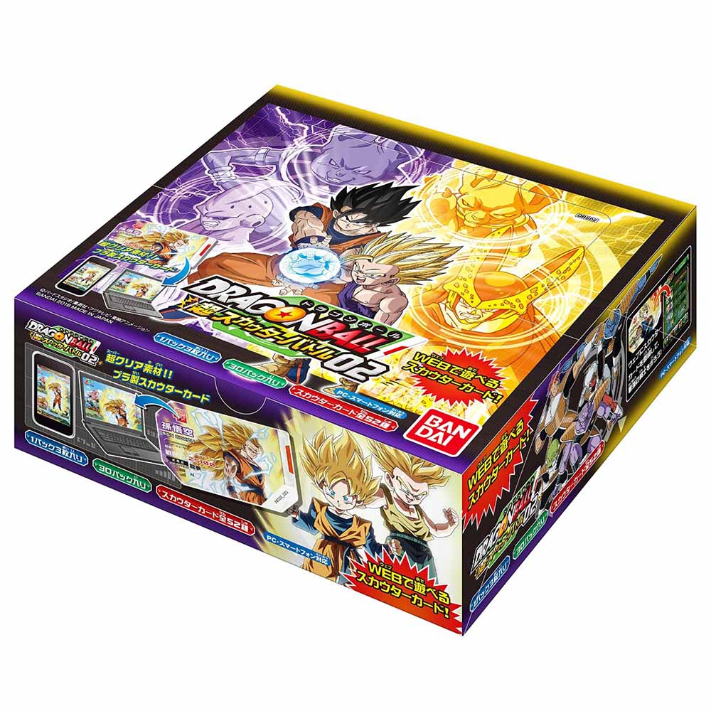 【新品即納】[TCG] (BOX)ドラゴンボール超スカウターバトル 第2弾 ブースターパック(DBS02)(30パック)(20160226)