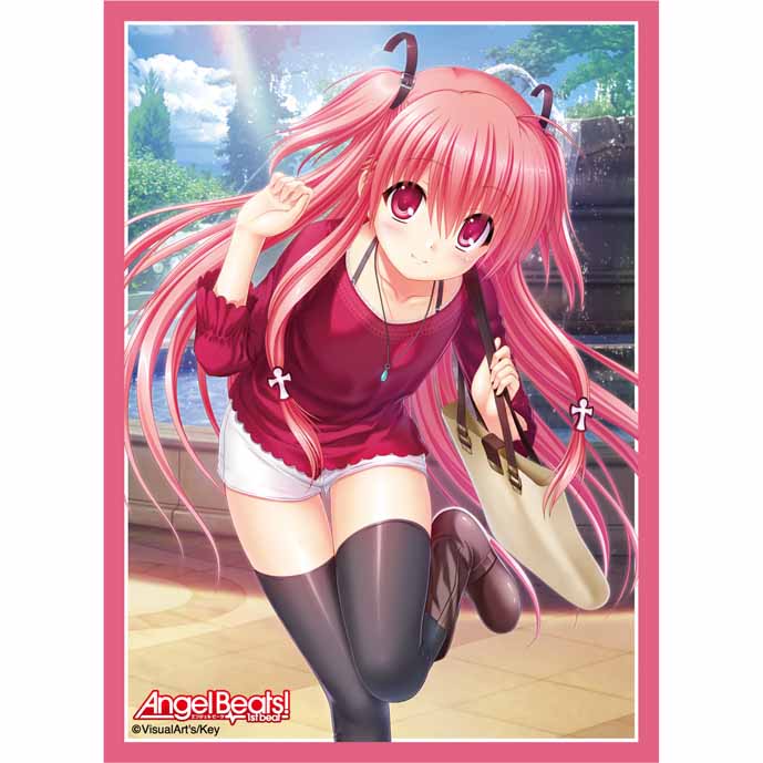 【新品即納】[TCG] ブロッコリーキャラクタースリーブ Angel Beats!-1st beat-(エンジェルビーツ! ファーストビート)「ユイ」(20160611)