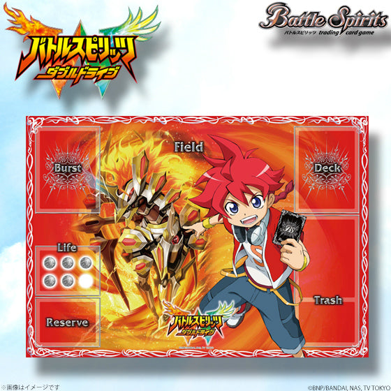 【新品即納】[TCG] バトルスピリッツ ダブルドライブ マイクロファイバープレイシートハンカチ 茂上駿太&午の十二神皇エグゼシード バンダイ(20160625)