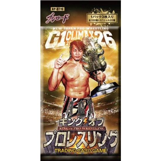 【新品即納】[TCG] (BOX)キング オブ プロレスリング ブースターパック 第十九弾 G1 CLIMAX 26(G1クライマックス26)(KP-BT19)(10パック)(20160715)