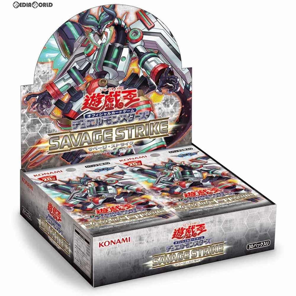 【新品即納】[TCG] (BOX)遊戯王OCG デュエルモンスターズ SAVAGE STRIKE(サベージ・ストライク)(CG1599)(30パック)(20181013)