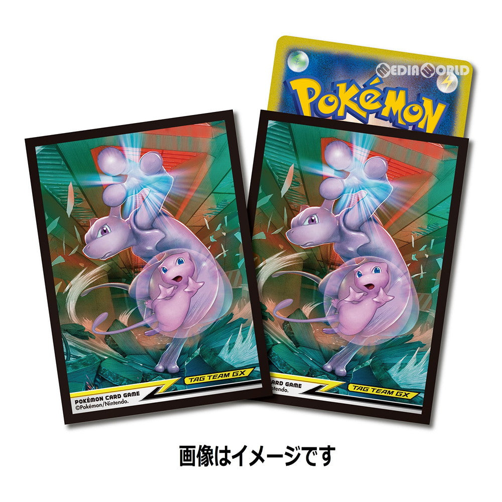【新品即納】[TCG] ポケモンカードゲーム デッキシールド ミュウツー&ミュウ TAG TEAM GX(タッグチームGX)(20190531)