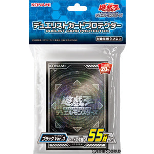 【新品即納】[TCG] 遊戯王OCG デュエルモンスターズ デュエリストカードプロテクター ブラック Ver.3(CG1632)(20190608)