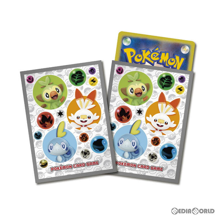 【新品即納】[TCG] ポケモンカードゲーム デッキシールド サルノリ・ヒバニー・メッソン(20191129)