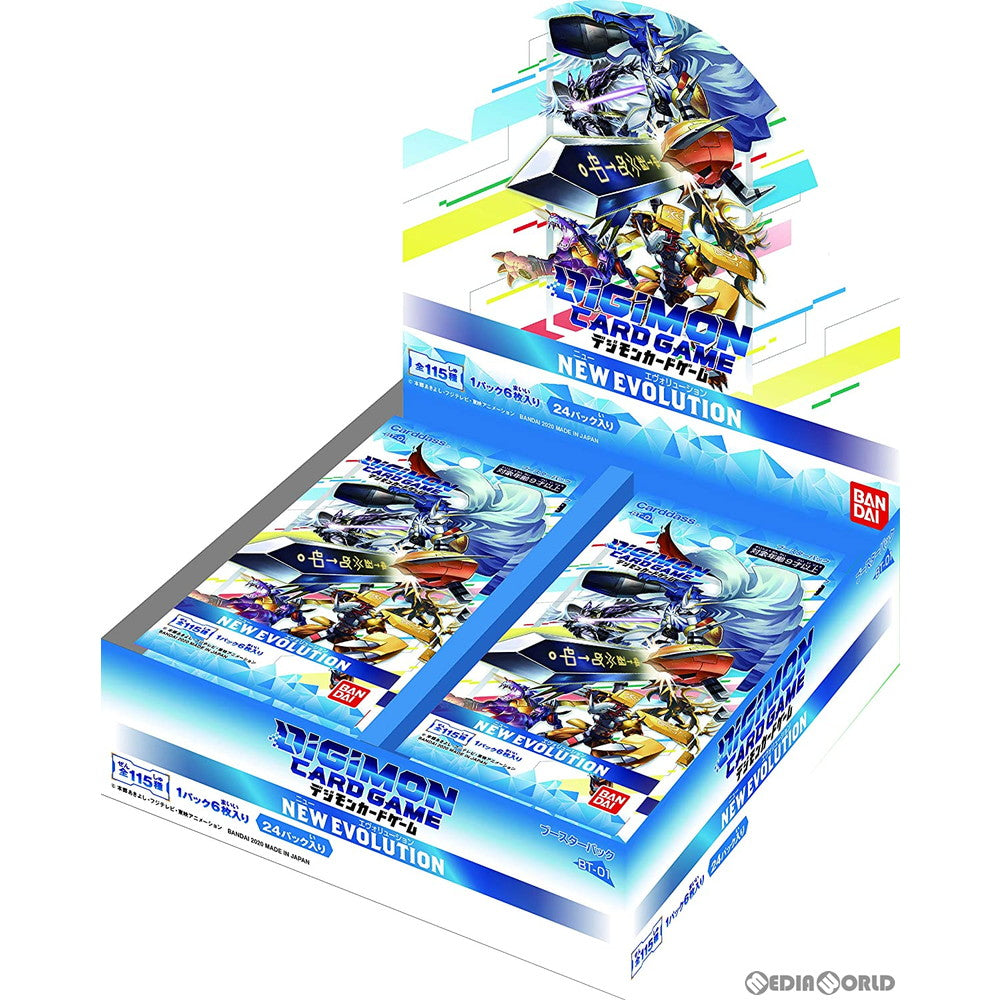 【新品即納】[TCG] (BOX)(再販)デジモンカードゲーム ブースター NEW EVOLUTION(ニューエヴォリューション) (BT-01)(24パック)(20201022)